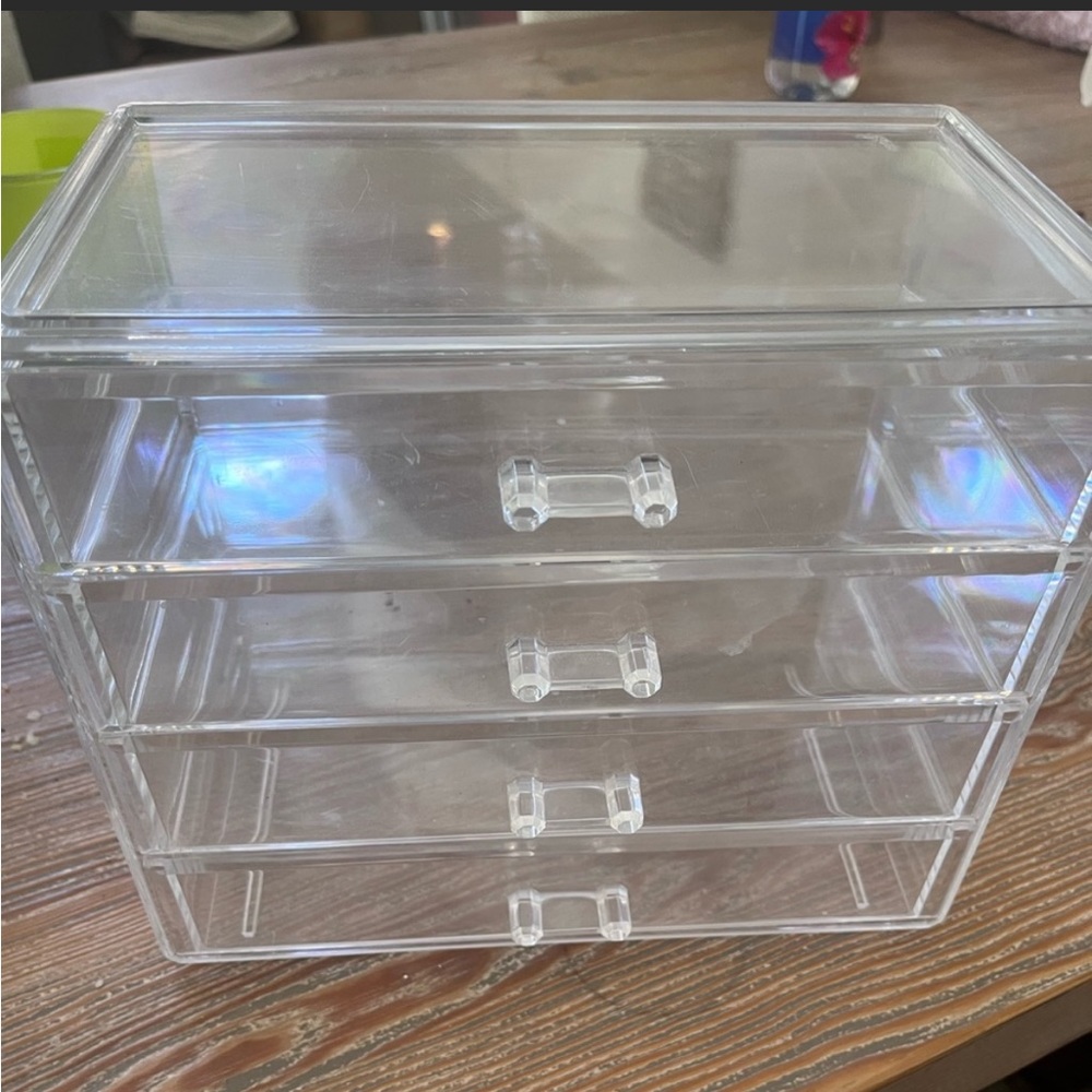 4 drawer acrylic for organizing